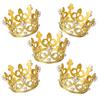 5pcs Golden Silvery Birthday Mini Crown Cake Topper Used for Gatherings Parties Birthdays Cake Decorations cake decorating tools