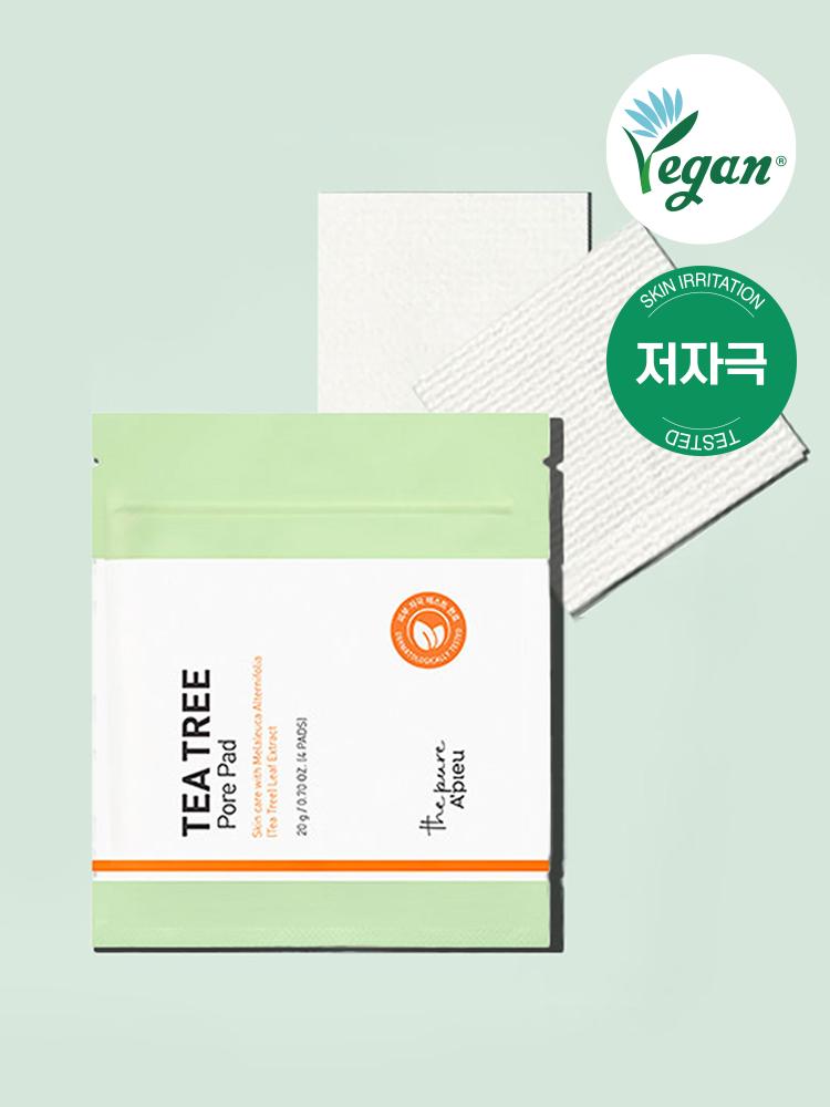 A pieu The Pure Tea Tree Pore Pads (4 Sheets) 1ea