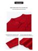 Mom's Stylish 100% Wool Winter Sweater - Elegant Chinese Design for Middle-Aged and Elderly Women