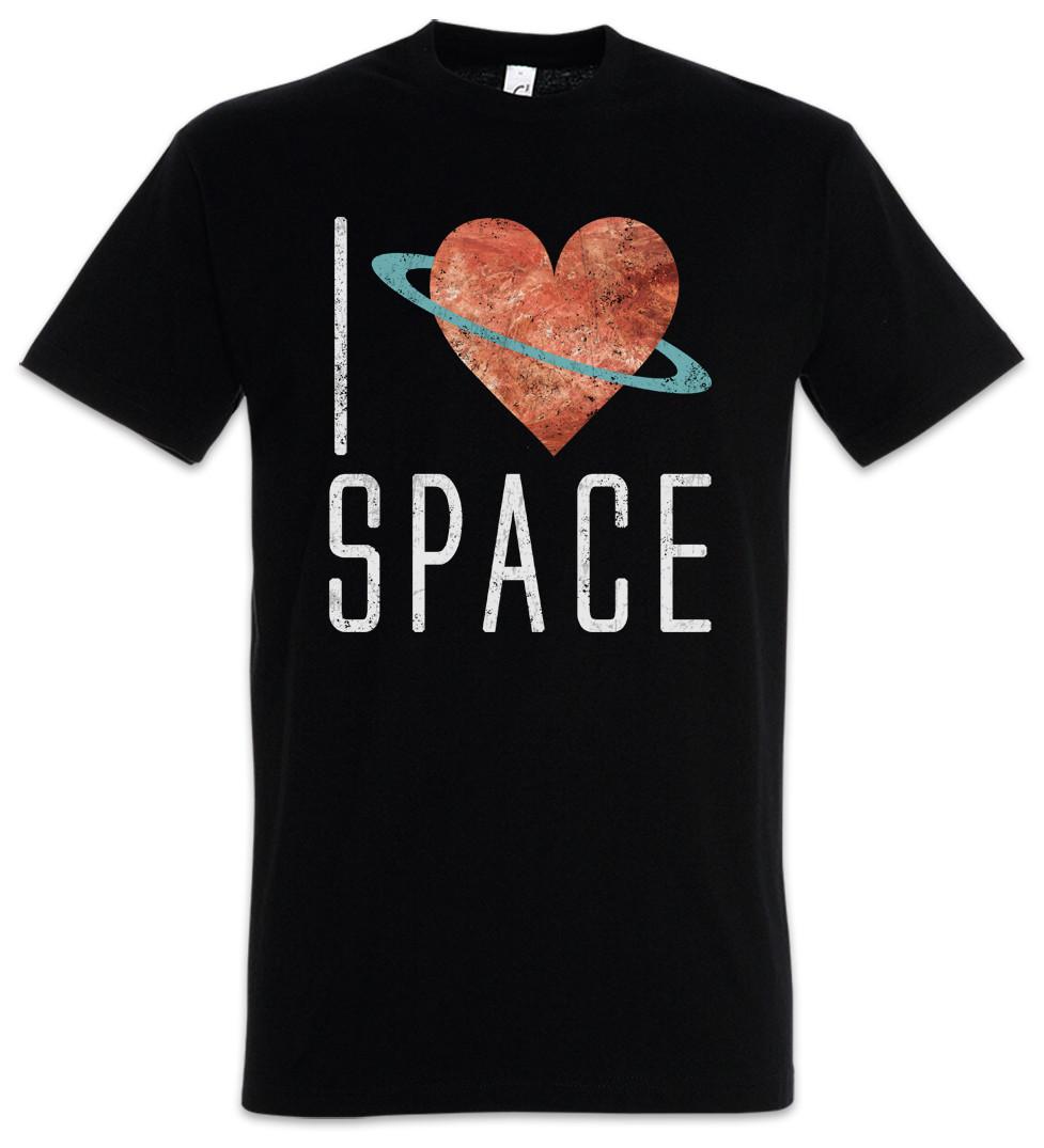 I Love Space T-Shirt Astronaut Planet Planets Cosmos Fun Geek Nerd Astronomer XXXXL