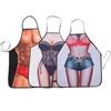 Fashion Sexy Waterproof Apron Bar Cafe Kitchen Cooking Apron Household
