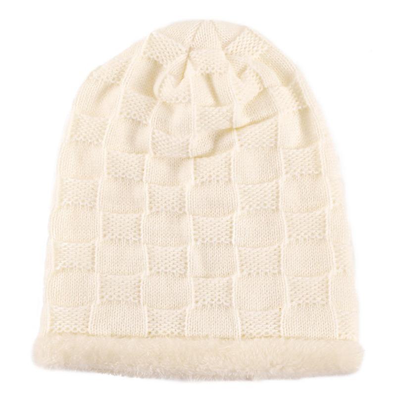 New Cool Winter Warm Thick Women's Hat Beanies Cap Lady Soft Comfortable Trendy Knitted Cap Hat For Women