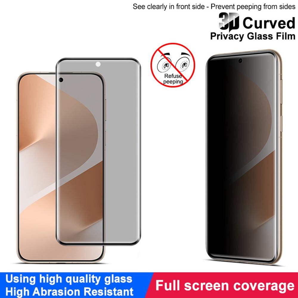 IMAK Anti Spy Screen Protector For Huawei Pura 80 Pro/Pura 80 Pro+/Pura 80 Ultra,Full Cover Tempered Glass Film