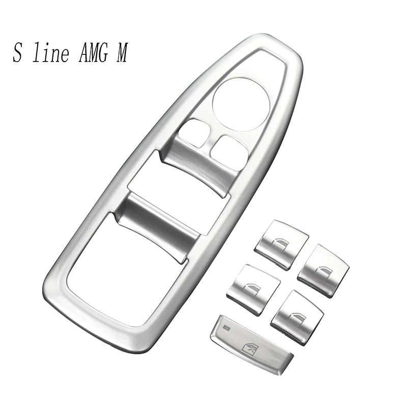 Car Styling Window Glass Lift Button Decoration Panel Cover Sticker Trim For BMW 3 4 Series F30 F31 F34 F35 F32 F33