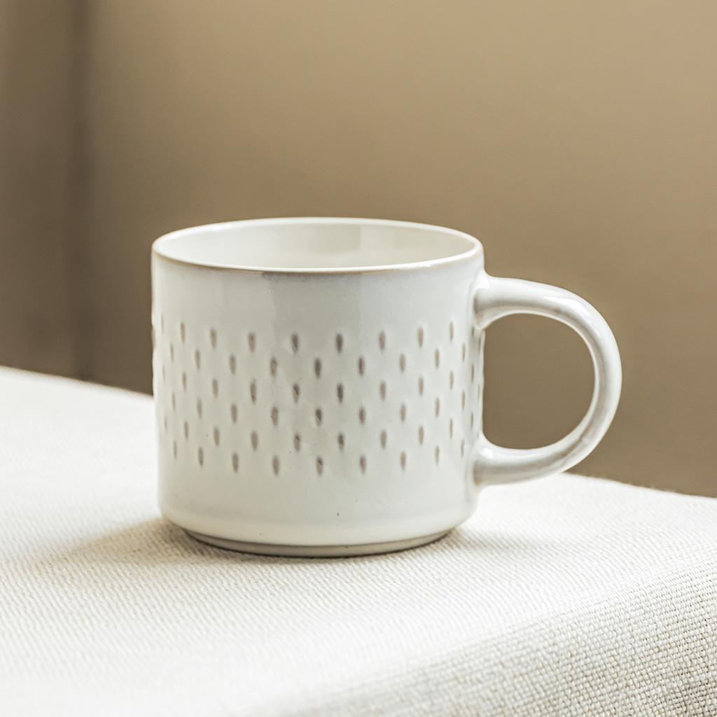 Simple Wind Relief Ceramic Cup Characteristic Mug Coffee Cup Household Water Cup Breakfast Cup Office Cup