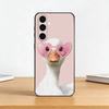 Cute Cartoon D-Duck Phone Case For Samsung Galaxy A73,A72,A71,A70,A53,A52,A51,Others Soft Black Cover