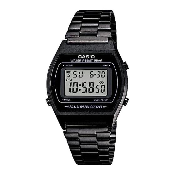 [Casio] Цифровые часы CASIO Vintage Series B640WB-1A Unisex Black Overseas Model [Параллельный импорт]