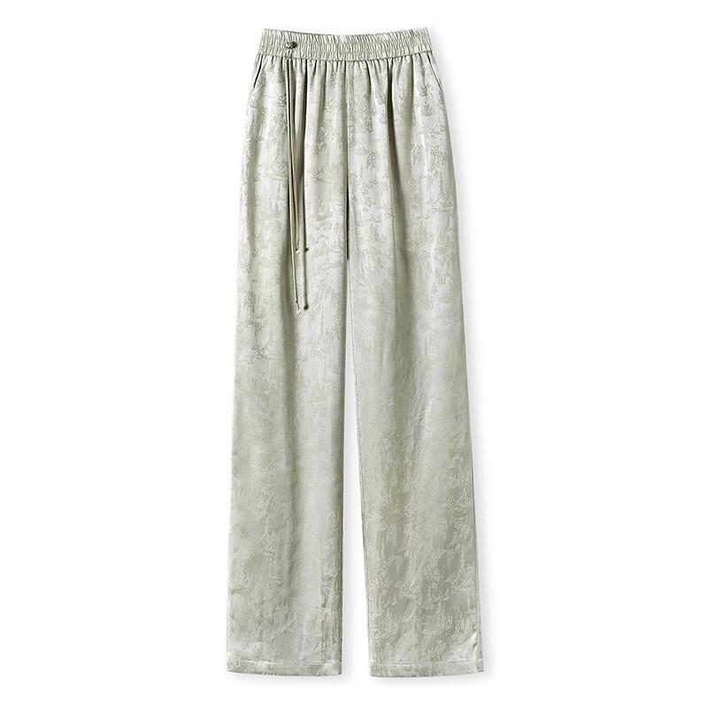 Taichi Women s Retro Jacquard Wide-Leg Pants XL