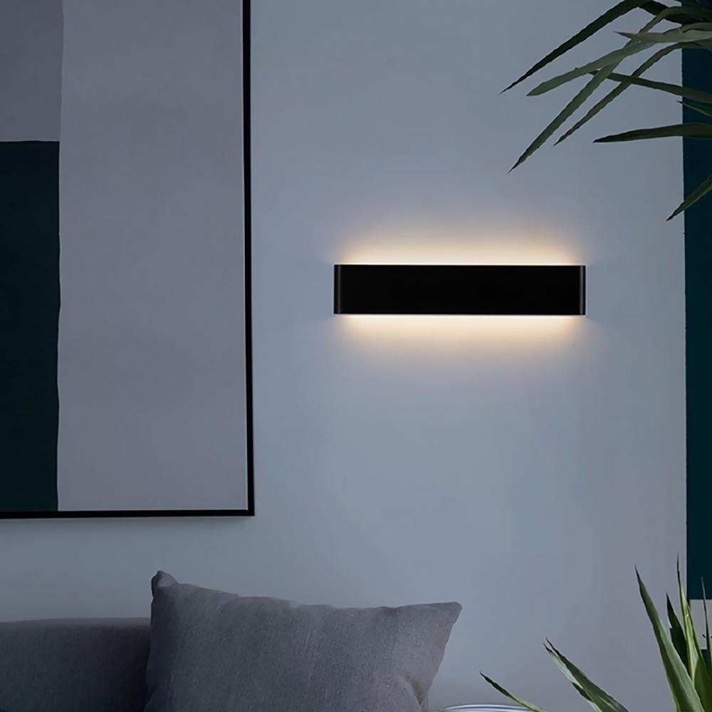 LED Wandlamp Dimbare Wandlamp Woonkamer Slaapkamer Binnenwandlamp Voor Huis Geborsteld Aluminium Wandverlichtingsarmatuur