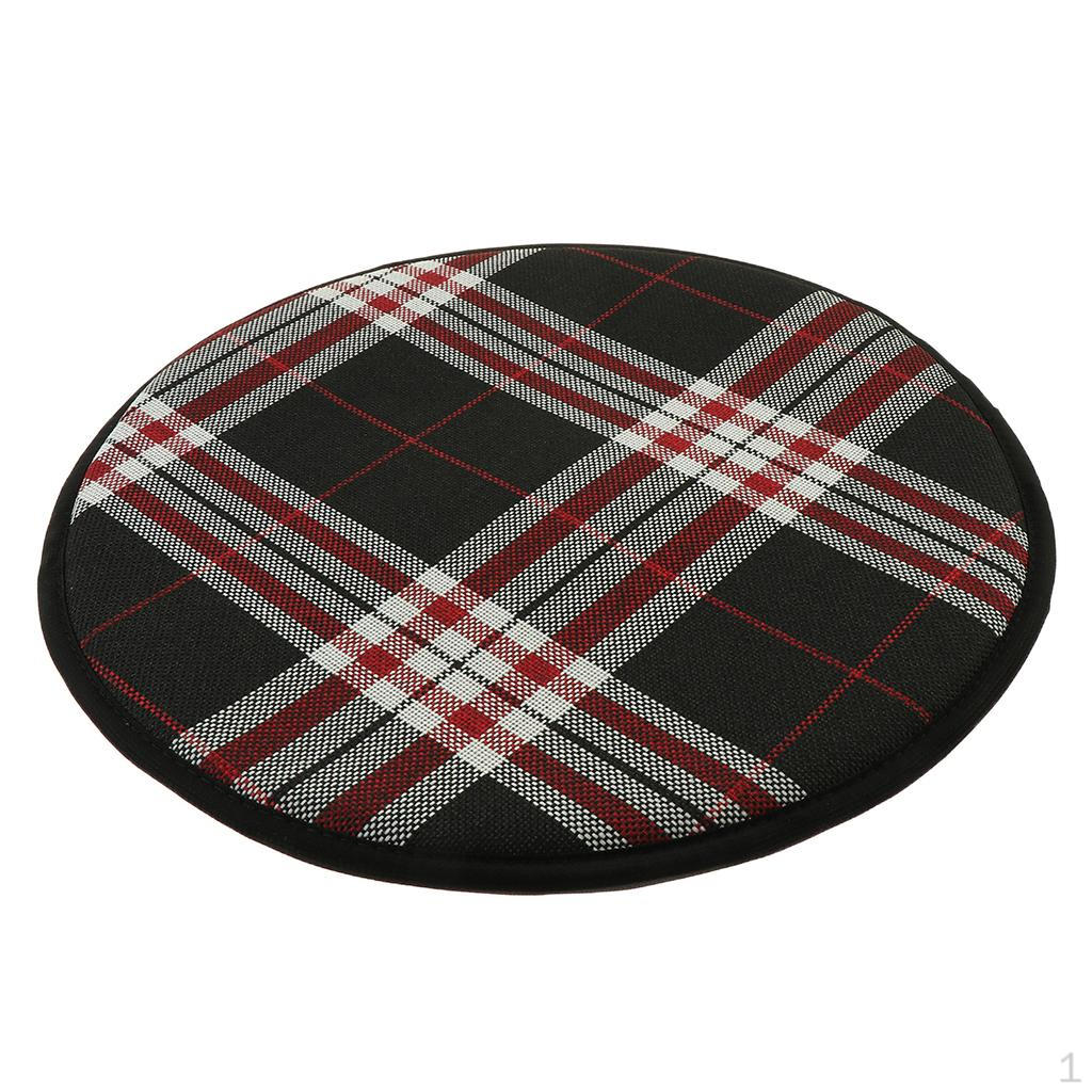 Полосатые кухонные подушки для обеденных стульев с нескользящей подкладкой Round 40cm 647₽