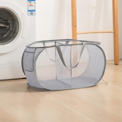 Moderno smistamento multifunzionale pieghevole in rete per biancheria, borsa per vestiti, organizer per il bagno, forniture per lavanderia