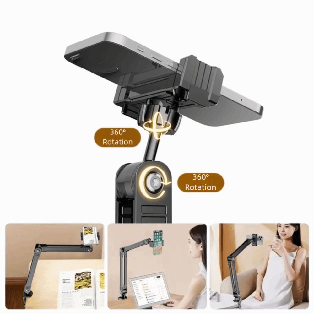 Adjustable 360 Degree Rotatable Stand Long Arm Tablet Stand Practical Desktop Tablet Stand  Bedside