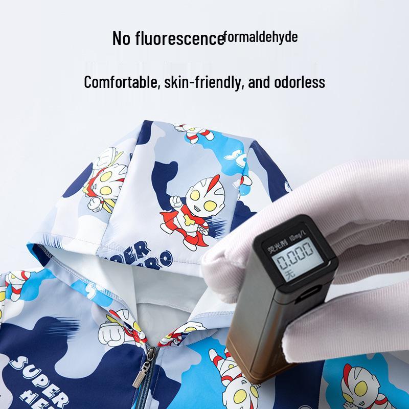 Children's Waterproof Stain-Resistant Raincoat and Down Jacket for Boys and Girls