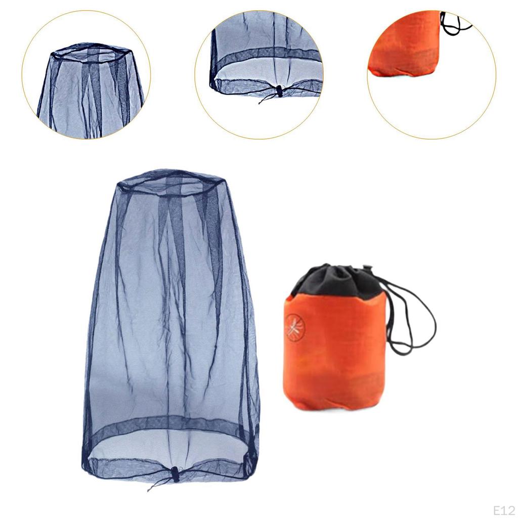 Ansiktsnät med förvaringspåse, Mjukt nät för resor och utomhusaktiviteter