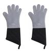 1/2Pcs Silicone Microwave Gloves Oven Mitts Heat Resistant BBQ Gloves With Cotton Lining Anti-Scalding Baking Gloves For Kitchen