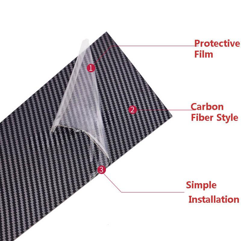Carbon Fiber Window Door Deal B C Pillar Post Cover Sticker For BMW 3 Series F30 2013-2018
