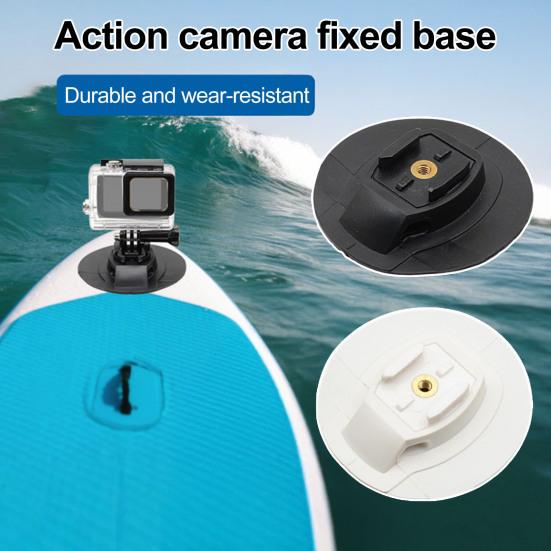 Paddle Board Camera Mount Base Replacement Surfboard Sports Camera Fixing Holder Bracket for SUP Kayak Inflatable Boat Water Activities