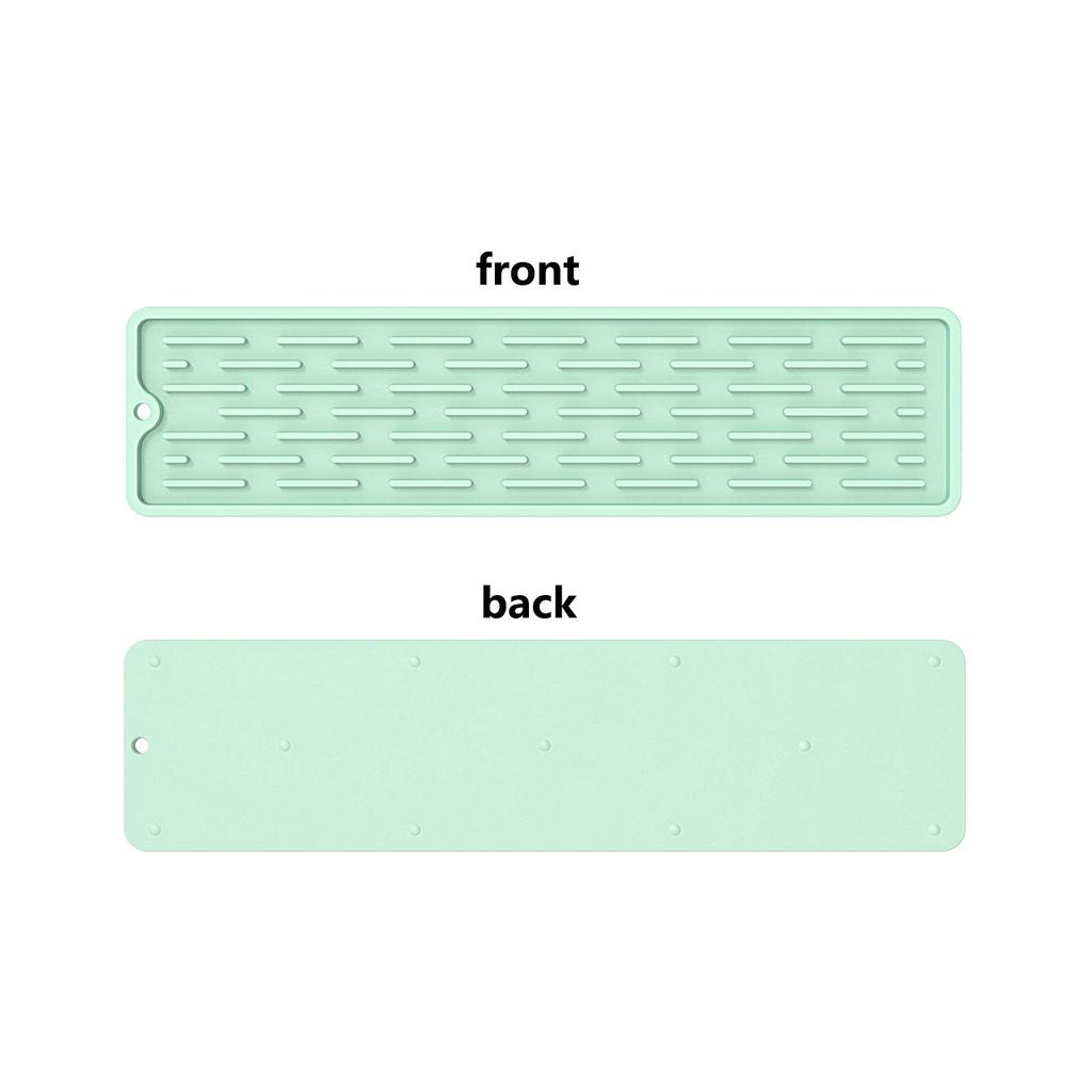 Popular Non-Slip Silicone Kitchen Mat: Narrow-Edge Drain Mat, Countertop Protector, Chopping Board, Bar Mat, and Pot Lid Rest