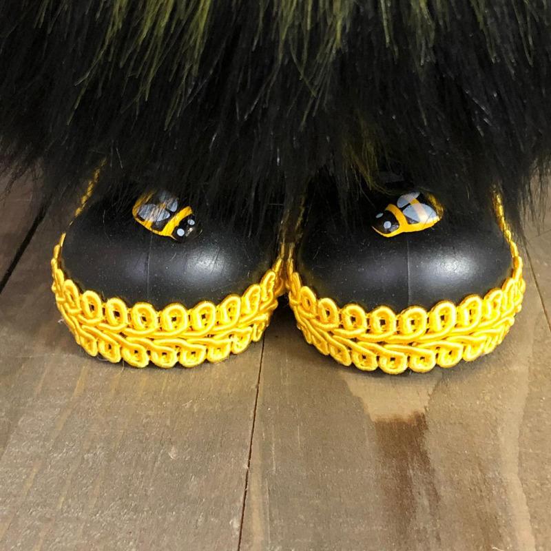 Bumble Bee Striped Gnome Scandinavian Tomte  Swedish Honey Bee Elfs Home KTY