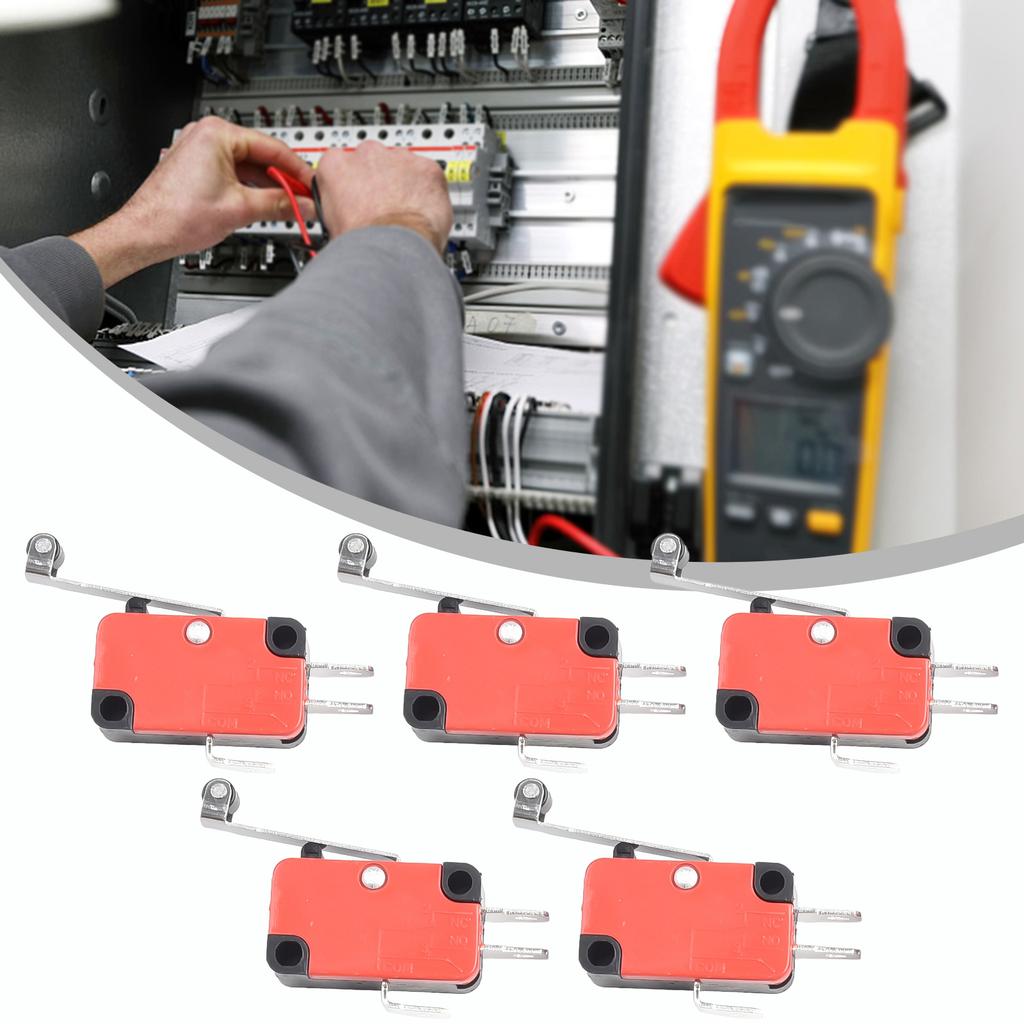 Long Hinge Roller Momentary SPDT Switch Industrial Control Control Mechanical Parts For Industrial Control Applications