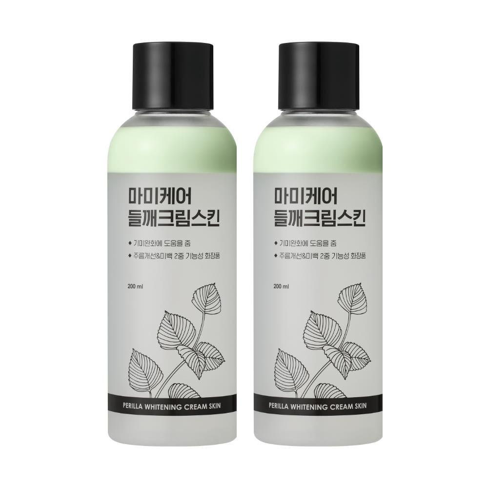 

MOMMY CARE Perilla Seed Cream Skin Whitening & Dark Spot Correcting Toner 200ml (Set of 2)
