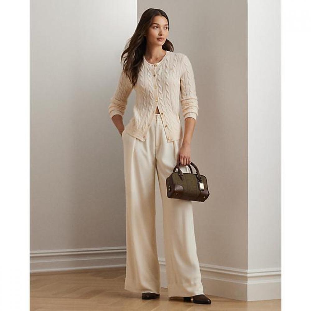 Ralph Lauren Cable Knit Wool Cashmere Cardigan Wmlrswes6820694101