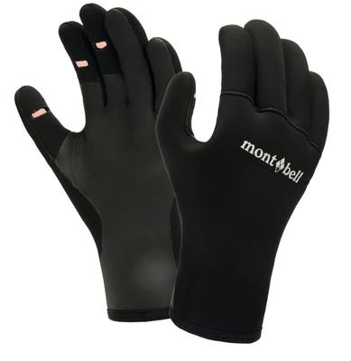 Montbell Climaprene Fishing Gloves Unisex Black #1126203 M