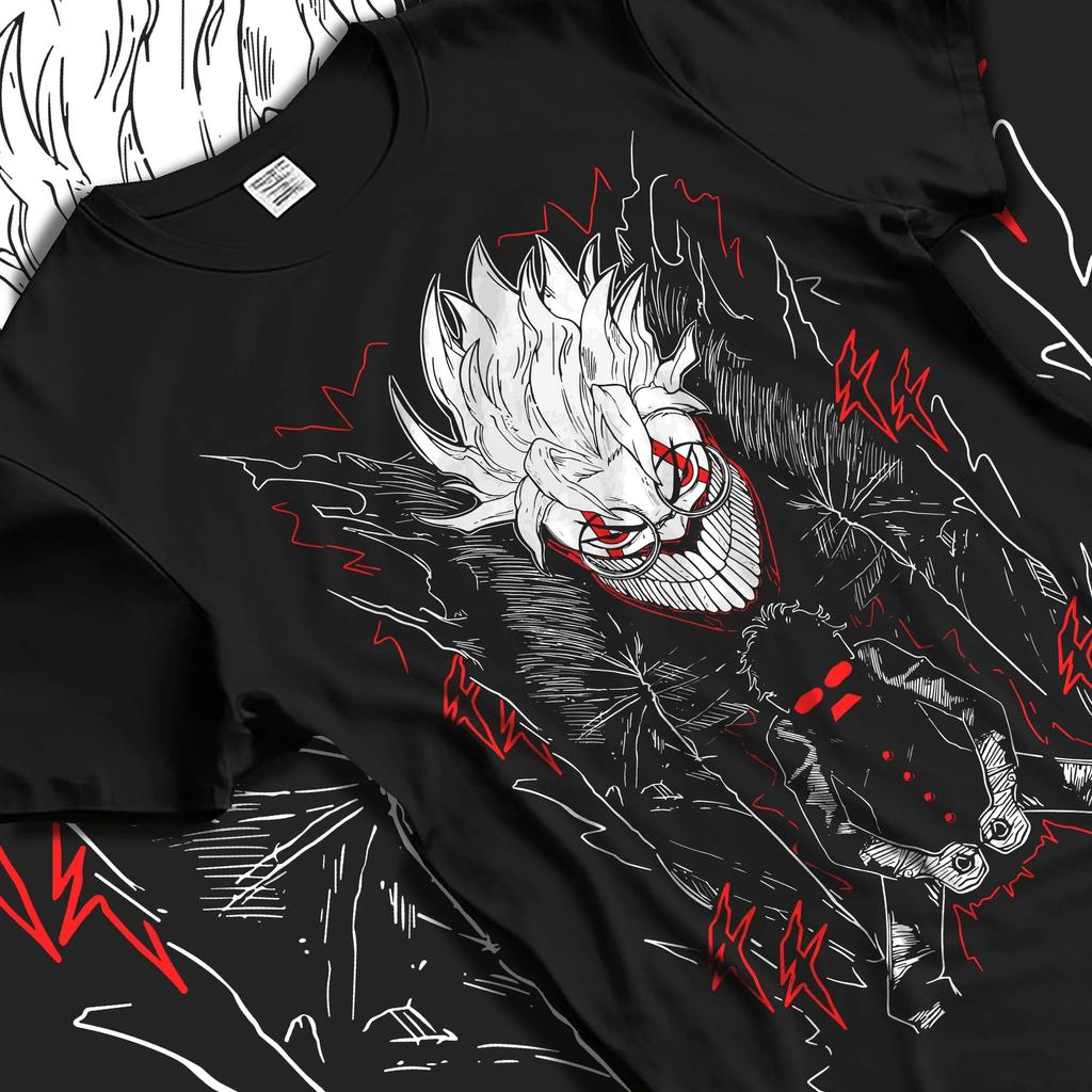 Turbo Oma T-Shirt Dandadan Monster Geist Kämpfer T-Shirt Herren Baumwolle Übergröße Anime Manga Kurzarm Hohe Qualität Damen Herren Kleidung