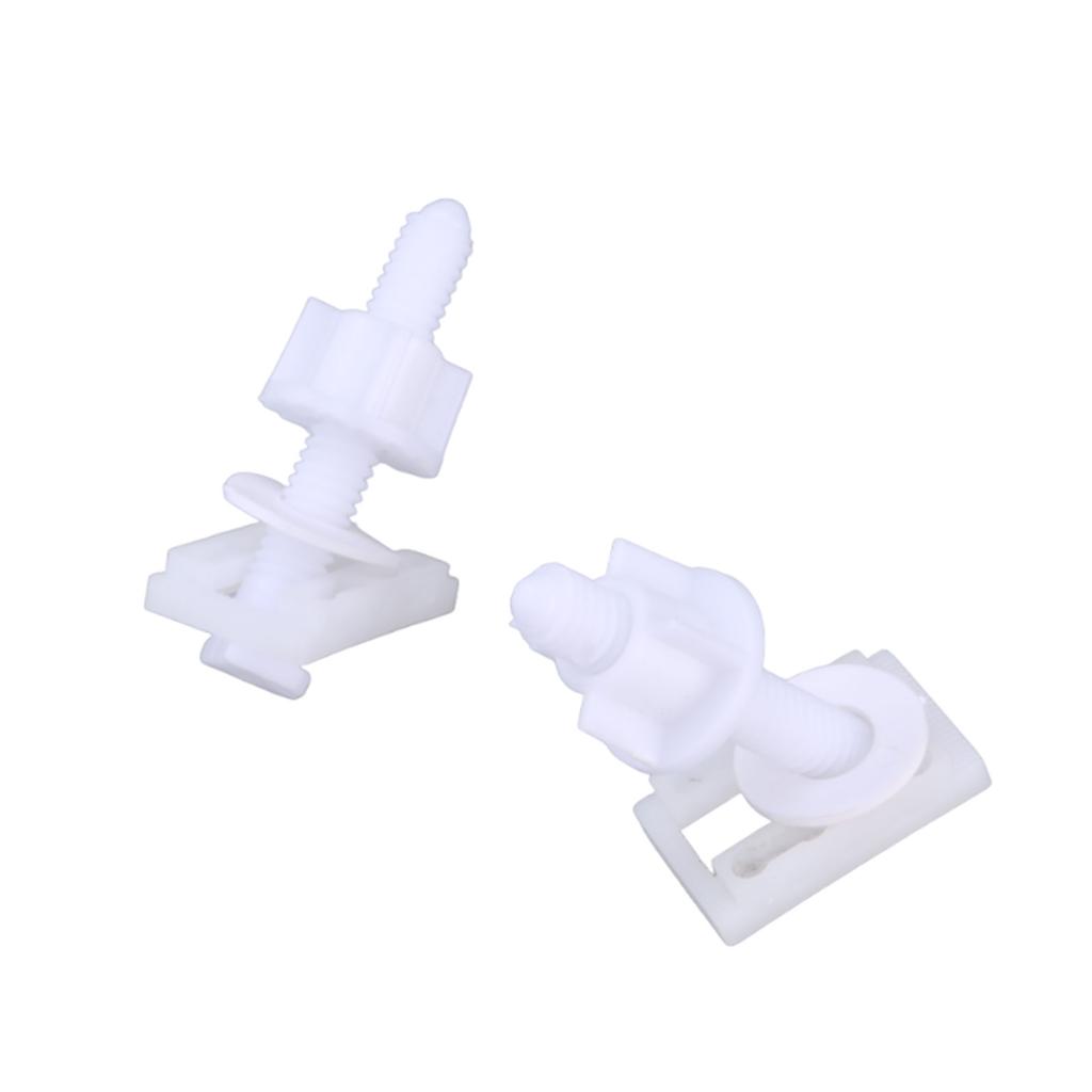 Bathroom Fixture Fasteners Convenient Toilet Cover Screw Bolts Toilet Lid Mounting Set Essential Toilet Installation Set
