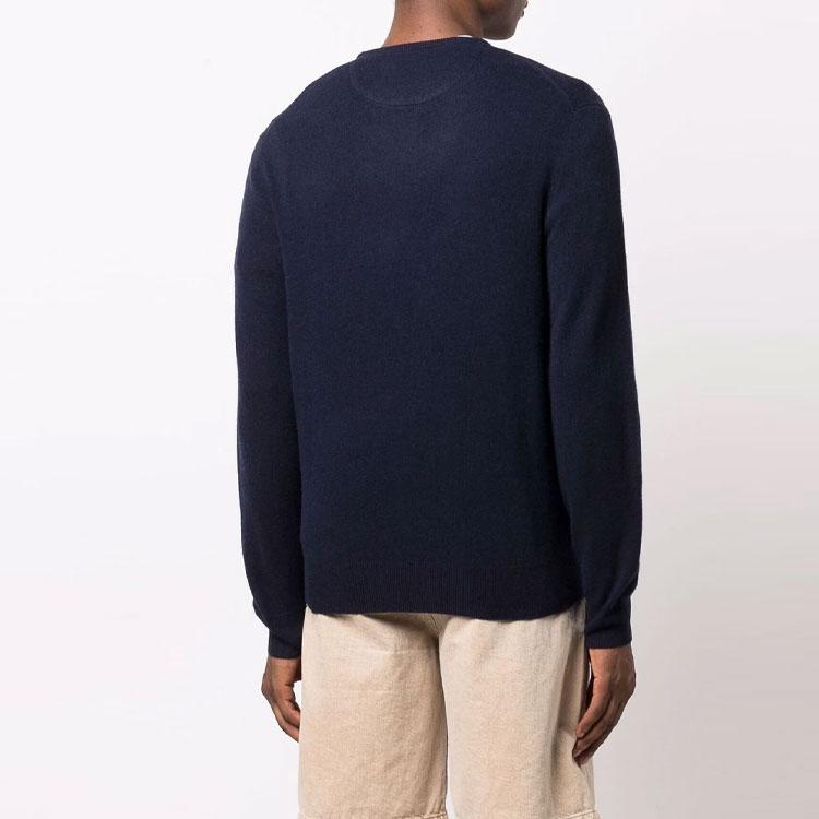 Polo Ralph Lauren FW21 Logo Pattern Pullover Sweater Men sweater Blue 710815034-001