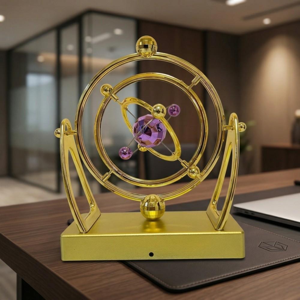 Magnetic Balance Celestial Orbit Pendulum Battery Powered Art Desk Decor  Teachers Gift