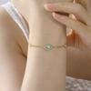 Dawapara Evil Eye Bracelets for Women Protection Good Luck Charm Greek Evil Eye Bracelet Stainless Steel Jewelry