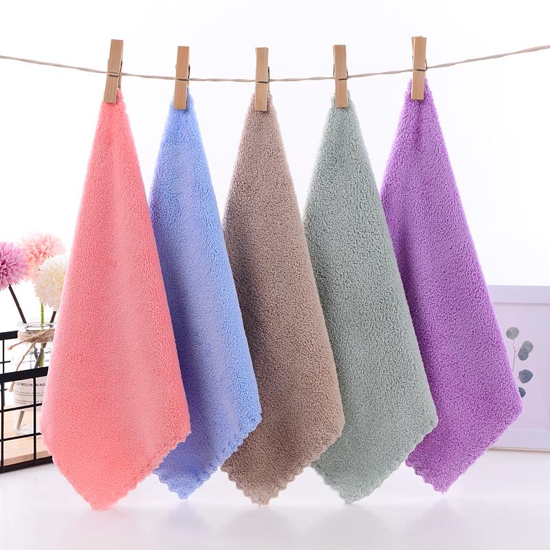 Çocuk Hızlı Kuruyan Mercan Polar Yüz Havlusu ve El Havlusu Seti