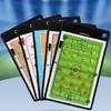 Football Basketball Coaching Clipboard with Magnetic Sheets, Dry Erases Tactic Coaching Board Training Aids for Strategy