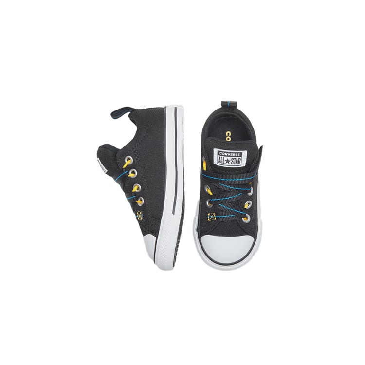 Converse Chuck Taylor All Star Easy On Easy Off Canvas Low Top Toddler Shoes Black Baby 766913C