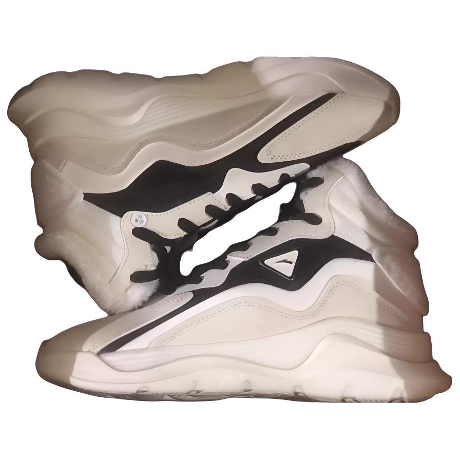 New Anta Slip Resistant Abrasion Resistant Mid top Casual Shoes Women's 922148971-3