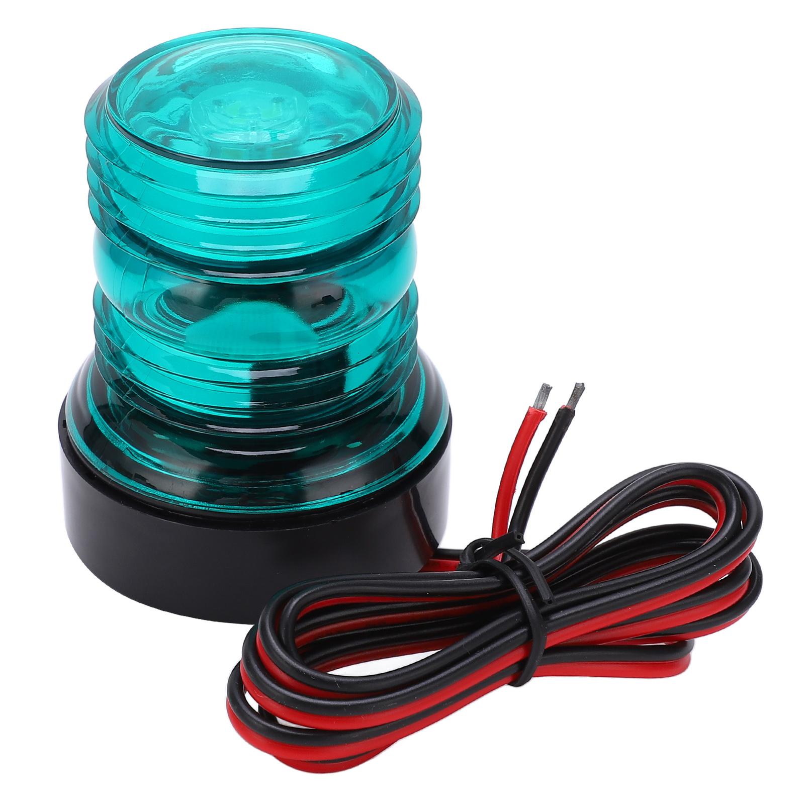 

Светодиодный навигационный фонарь для лодки IP66, водонепроницаемый, всенаправленный, 360 градусов, якорный навигационный фонарь, зеленый свет