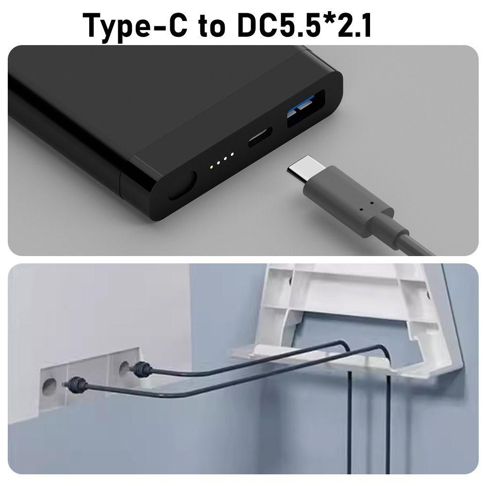 Barrel Jack USB C To DC Power Cable 20V 5A Adapter Cable for Starlink Mini