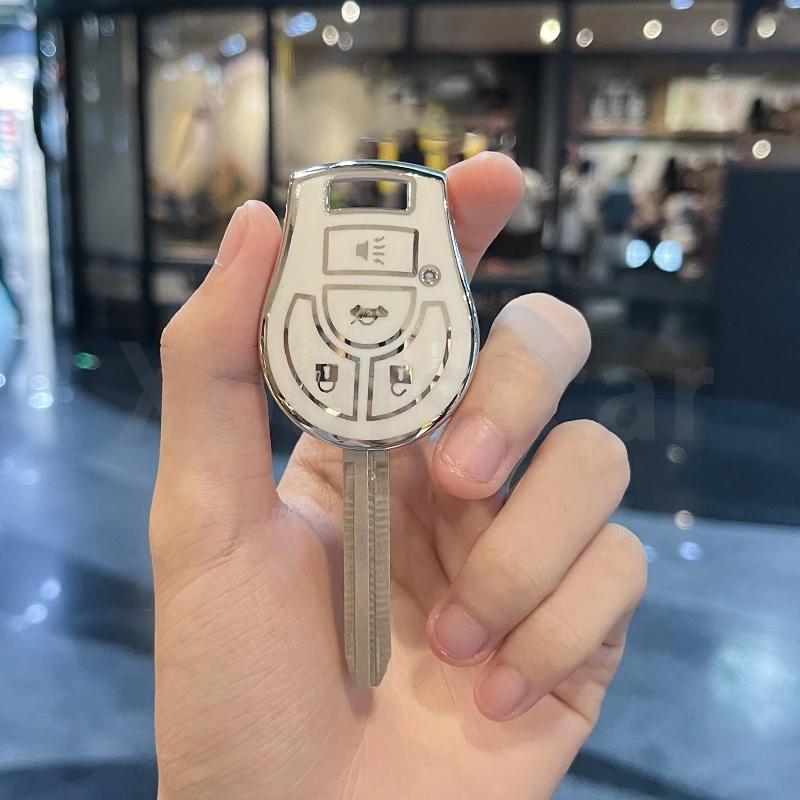 

For Nissan Maxima Altima Sentra Versa Micra X-Trail Terrano Tiida Cube 4 Buttons Tpu Auto Car Key Cover Fob Case Accessories