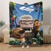 1 шт., Ковдра Disney Pixar «Вгору» Пригодницька Ідеально підходить для декору дому, Покривало на диван, Для використання на вулиці, Подорожей, Кемпінгу