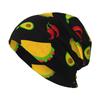 Mexican Taco Themed Men's and Women's Adult Brimless Hats Knitted Hats Warm and Fashionable Autumn and Winter Outdoor Skull Hats