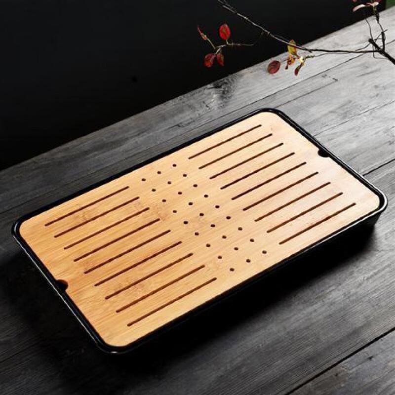 

Japanese Style Bamboo Tea Tray Set
