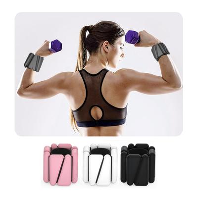 Durevoli e Sicuri 1 Paio 1-2 kg Pesi Regolabili per Polsi e Caviglie - Braccialetti in Silicone per Allenamento della Forza per Yoga, Corsa, Nuoto - Donna e Uomo