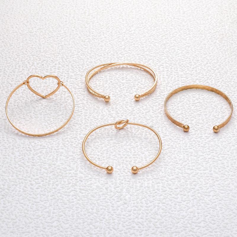 Kreatywna otwarta bransoletka miłosna, prosta bransoletka z węzłami, sprzedaż hurtowa