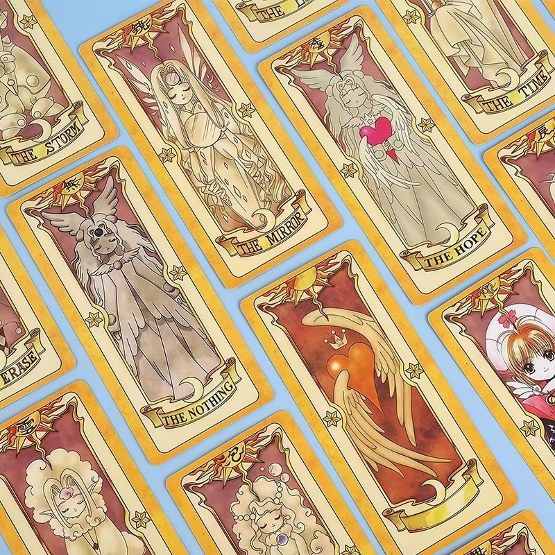 Anime Card Captor Sakura Cards Cosplay Card Sakura Cards Clow Cards Tarot Prop Paper Poker Card Funny For Family Friend Party