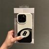 Number Eight Billiard Ball Pattern Lichee leather pattern Phone Case For Samsung A57 A36 A26 A07 A55 A35 A16 A06 A54 A05 4G 5G