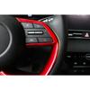 For Hyundai Elantra 2021-23 Red Glossy Steering Wheel Button Frame Trim 2PCS Fit
