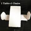 Dining&Office Chair Table Furniture Set for Dollhouse Toys Asseccories Kitchen Food Miniature Kids Gift Classic Toy