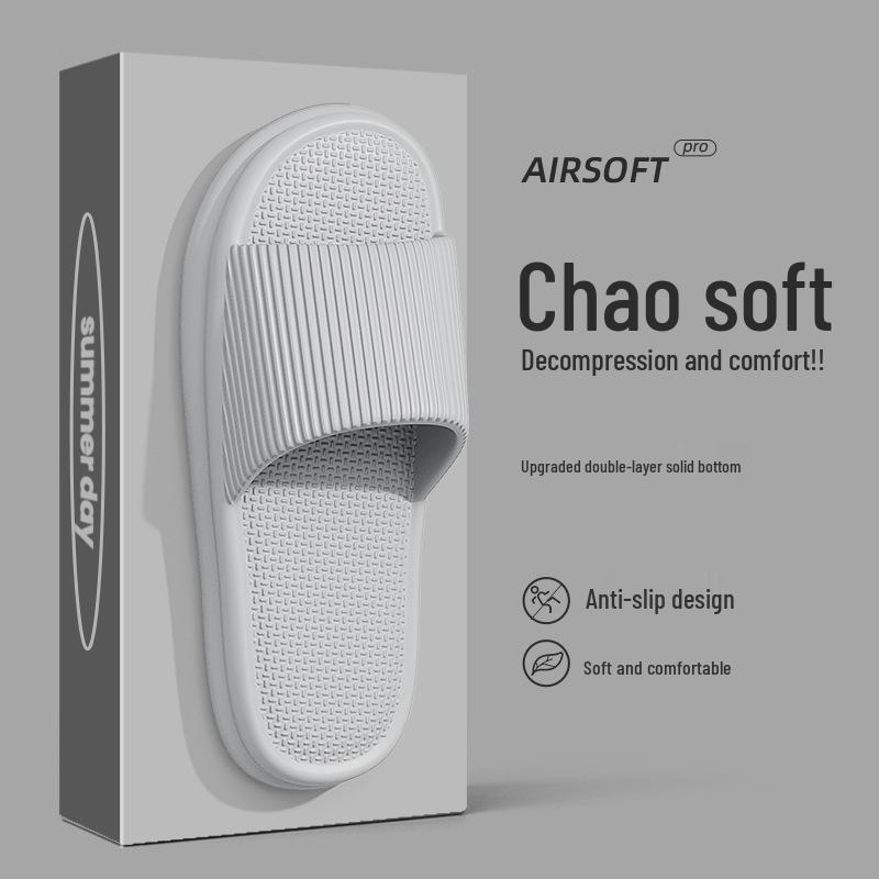 Plus Size Anti-Slip Summer Bathroom Slippers for Women and Men