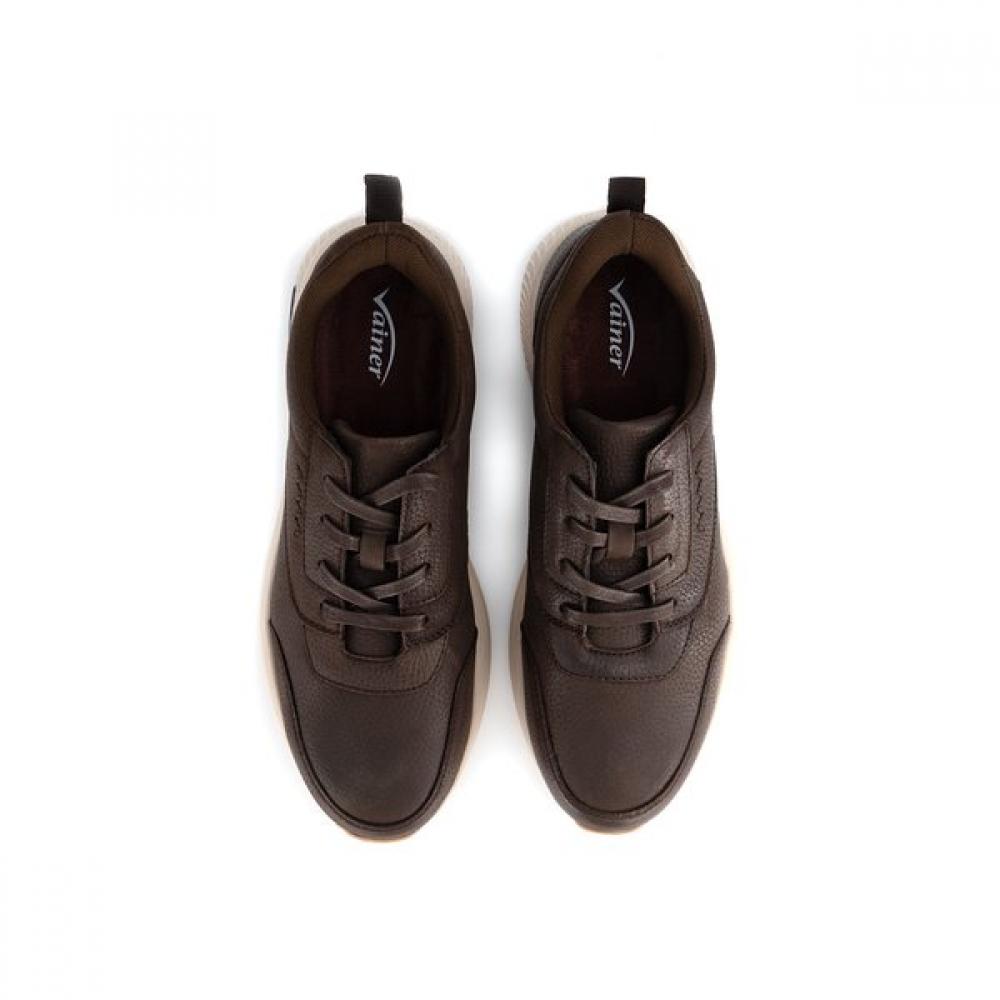 VAINER Men S Lightweight cuShion Slip In SneakerS Brown 9xm4f00bt